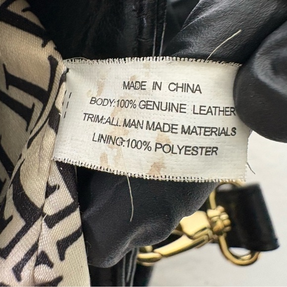 TIGNANELLO Black Leather Studded Tote Bag - Picture 4 of 16